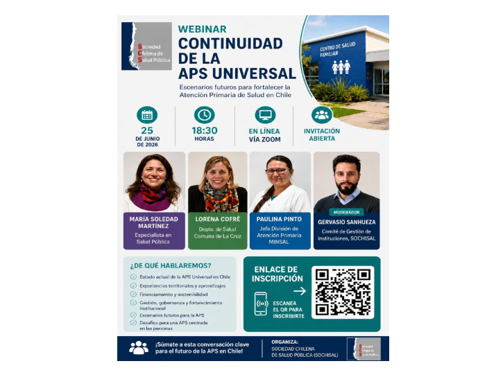 Webinar «Continuidad de la APS Universal»